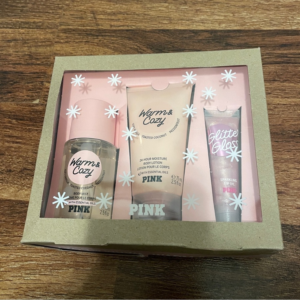 New Victoria’s Secret Pink Warm and Cozy Scent Set